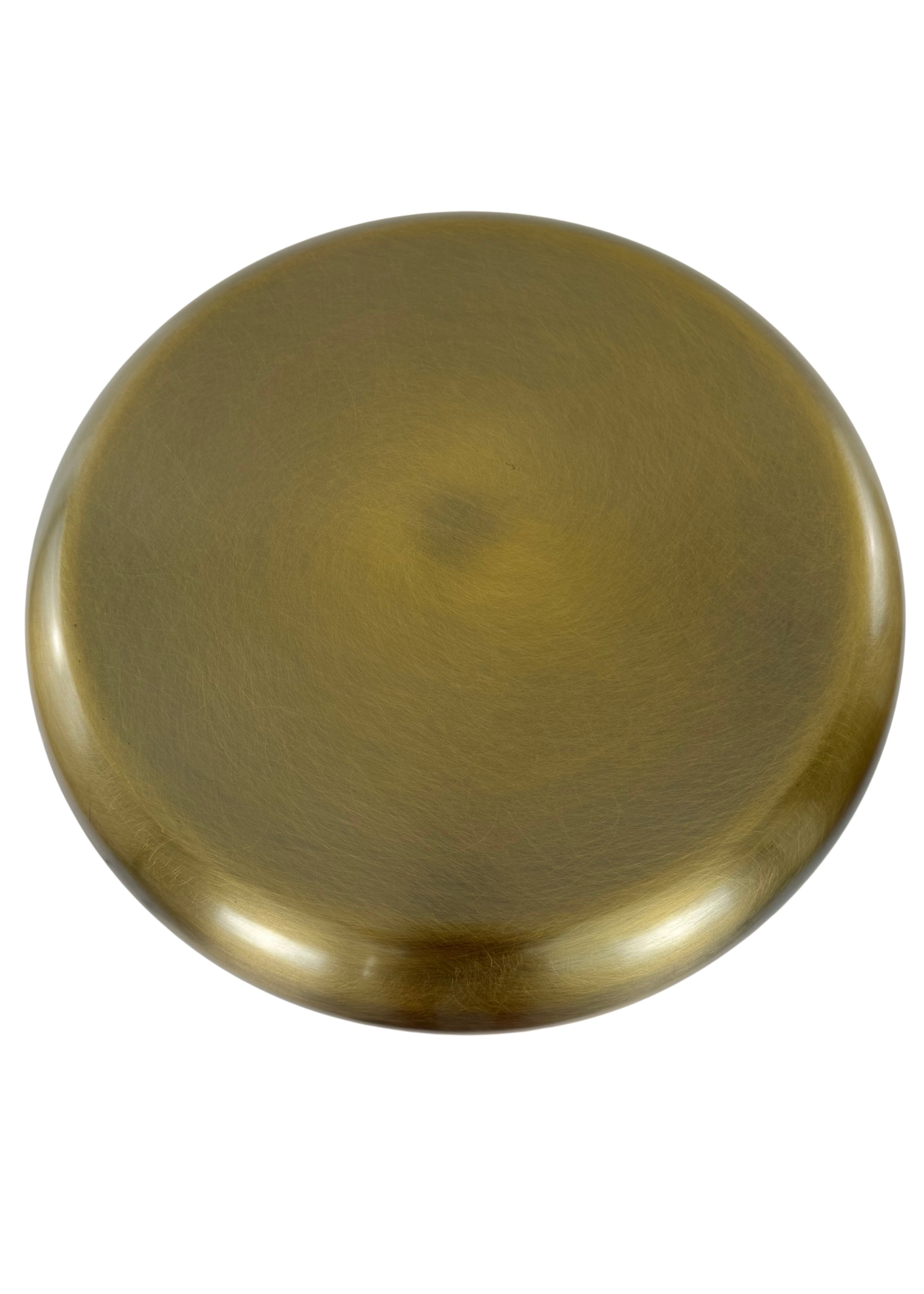 Top view Close-up of Alden Table Lamp in aged brass finish