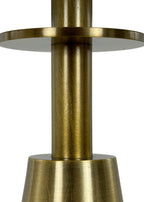 Close-up of Alden Table Lamp in aged brass finish