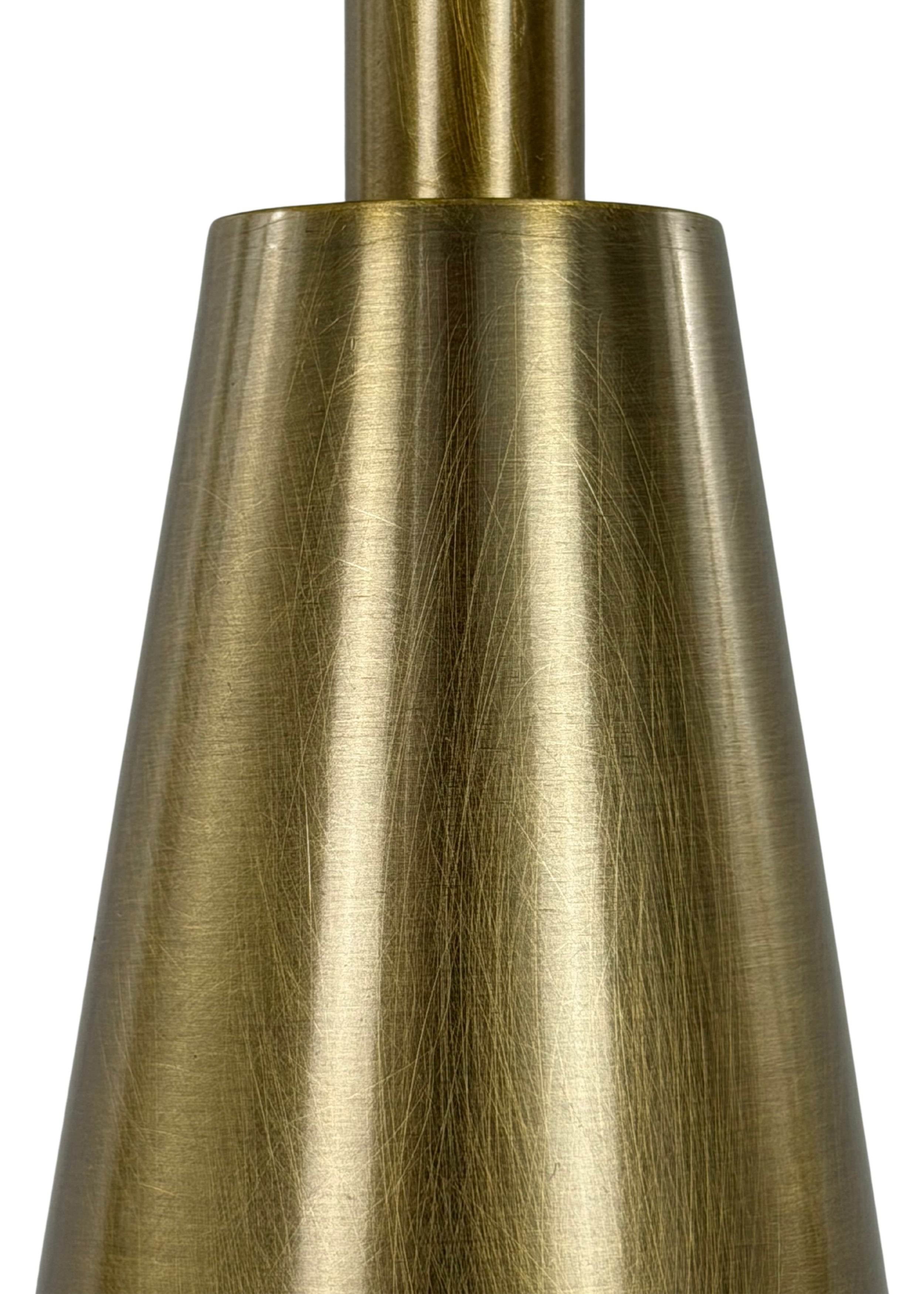 Close-up of Alden Table Lamp in aged brass finish