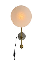 Top view of Cantilever Table Lamp with conical base and counterbalance sphere